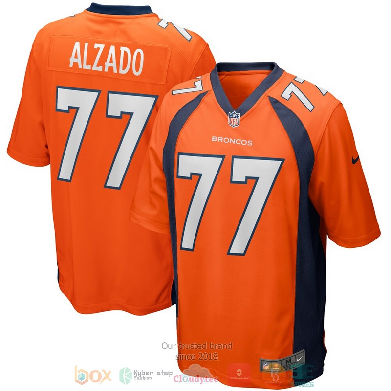 NEW Denver Broncos Lyle Alzado Orange Game Retired Player Football Jersey 2 NEW Denver Broncos Lyle Alzado Orange Game Retired Player Football Jersey word3