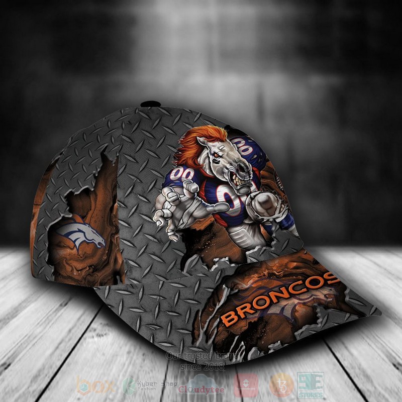 BEST Denver Broncos Mascot NFL Team Custom Name 3D Cap 2 BEST Denver Broncos Mascot NFL Team Custom Name 3D Cap word1