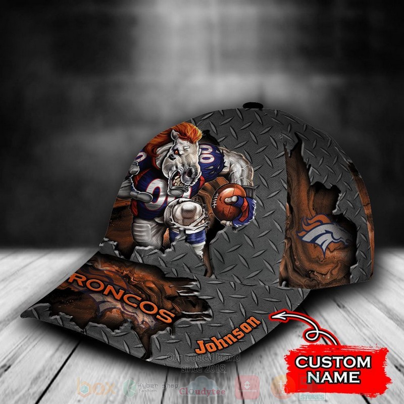 BEST Denver Broncos Mascot NFL Team Custom Name 3D Cap 3 BEST Denver Broncos Mascot NFL Team Custom Name 3D Cap word1