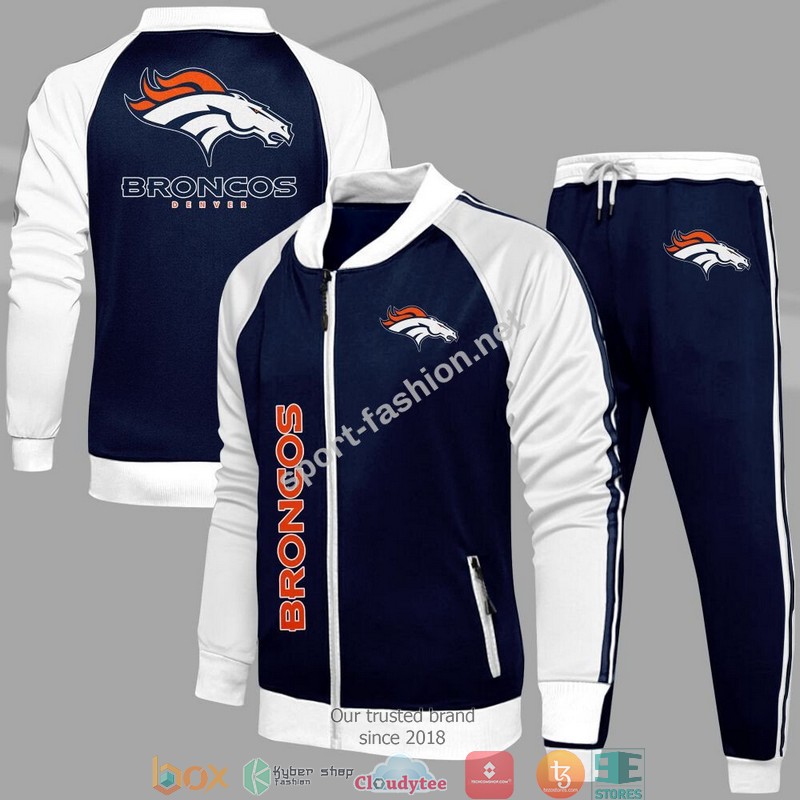 Denver Broncos Tracksuit Jacket, Pants word2