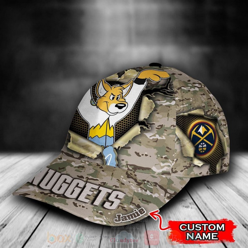 BEST Denver Nuggets Camo Mascot NBA Team Custom Name 3D Cap 2 BEST Denver Nuggets Camo Mascot NBA Team Custom Name 3D Cap word3