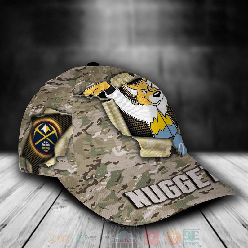 BEST Denver Nuggets Camo Mascot NBA Team Custom Name 3D Cap 3 BEST Denver Nuggets Camo Mascot NBA Team Custom Name 3D Cap word3