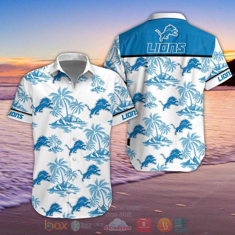 HOT Detroit Lions Hawaiian Shirt, Shorts word2