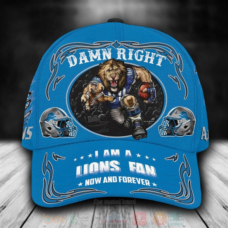 BEST Detroit Lions Mascot NFL Team Custom Name 3D Cap 8 BEST Detroit Lions Mascot NFL Team Custom Name 3D Cap word3