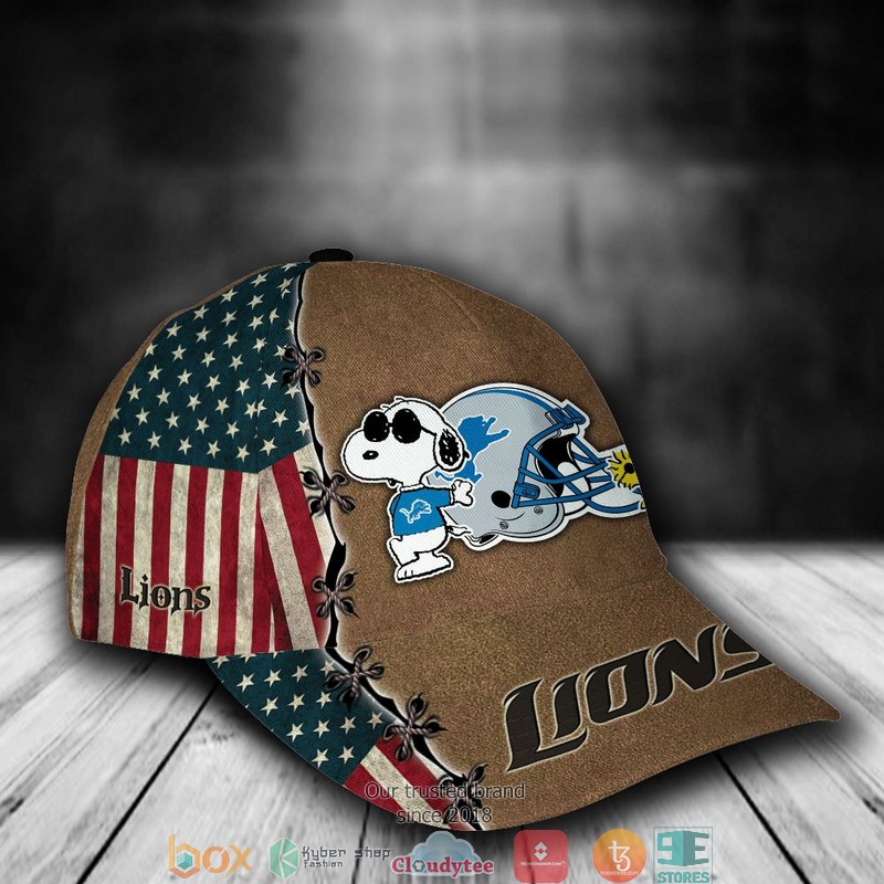 Detroit Lions Snoopy NFL Custom Name Cap 3 Detroit Lions Snoopy NFL Custom Name Cap word2