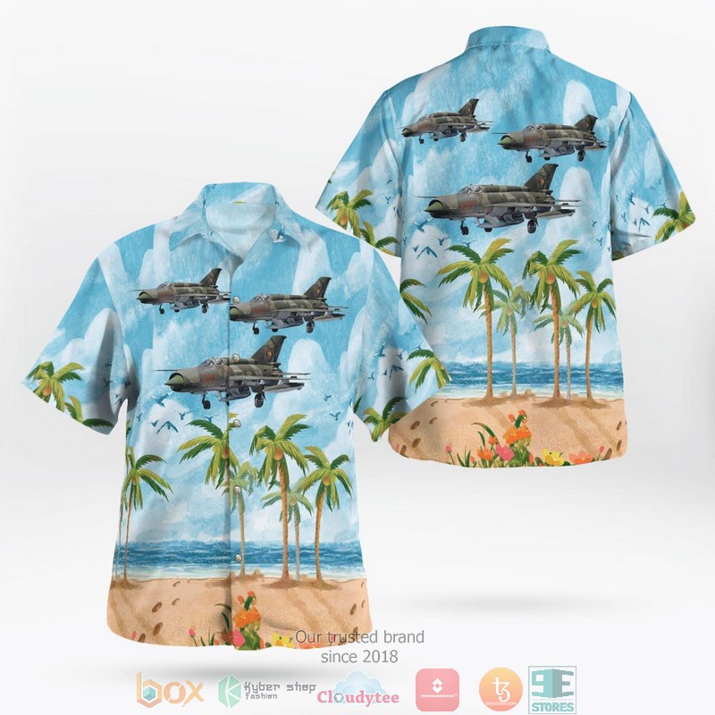 Deutsches Museum Flugwerft Schleissheim Mikoyan-Gurevich MiG-21 MF Hawaiian Shirt 1 Deutsches Museum Flugwerft Schleissheim Mikoyan-Gurevich MiG-21 MF Hawaiian Shirt word1