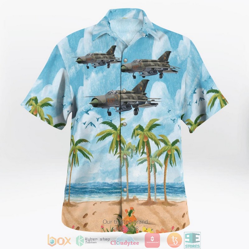 Deutsches Museum Flugwerft Schleissheim Mikoyan-Gurevich MiG-21 MF Hawaiian Shirt 2 Deutsches Museum Flugwerft Schleissheim Mikoyan-Gurevich MiG-21 MF Hawaiian Shirt word1