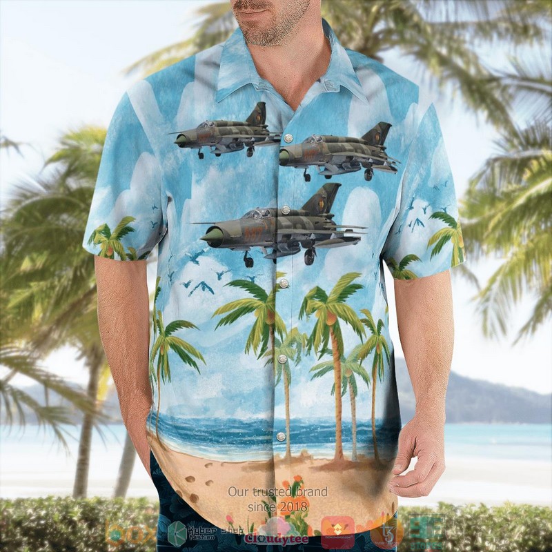 Deutsches Museum Flugwerft Schleissheim Mikoyan-Gurevich MiG-21 MF Hawaiian Shirt 3 Deutsches Museum Flugwerft Schleissheim Mikoyan-Gurevich MiG-21 MF Hawaiian Shirt word1