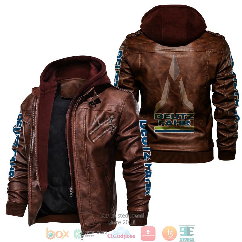 NEW DeutzFahr PU Leather Jacket word3
