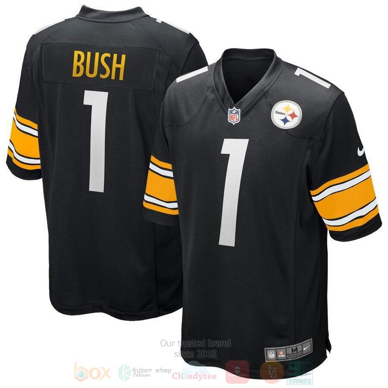 BEST Devin Bush Pittsburgh Steelers 2019 Draft First Round Pick, Black Jersey Football word1