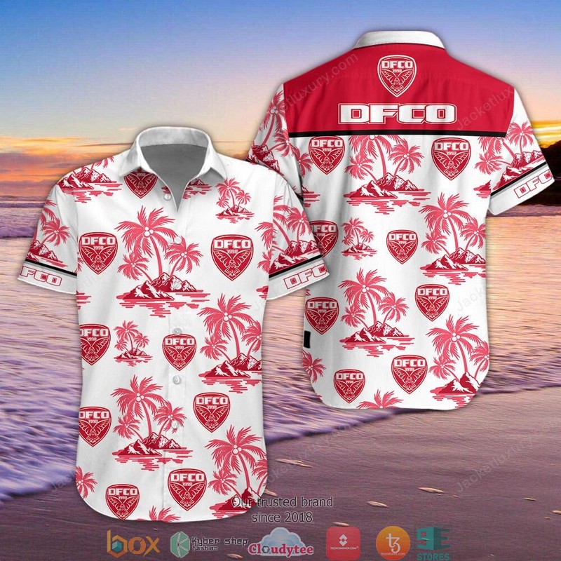 Dijon FCO Hawaiian Shirt, Beach Short word3