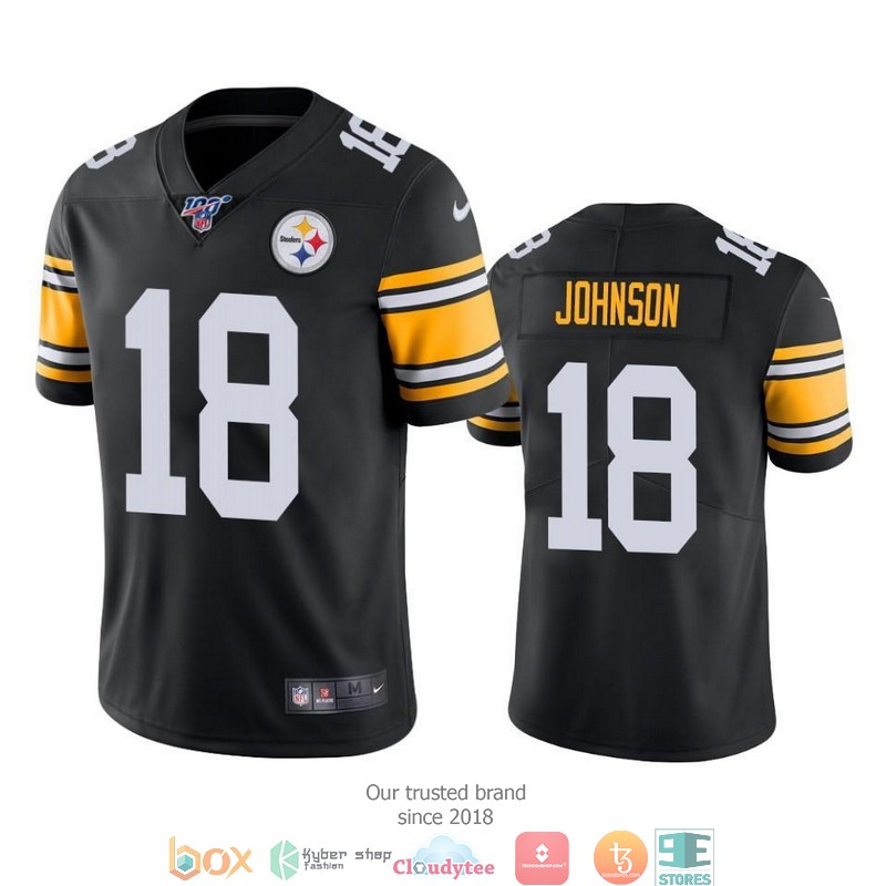Diontae Johnson Pittsburgh Steelers 100th Season Football Jersey word2