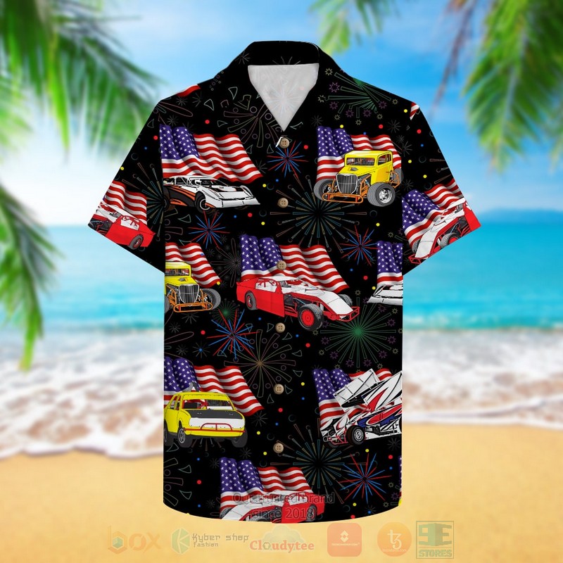 BEST Dirt Track Racing Car and Flag Aloha Hawaiian Shirt 4 BEST Dirt Track Racing Car and Flag Aloha Hawaiian Shirt word2