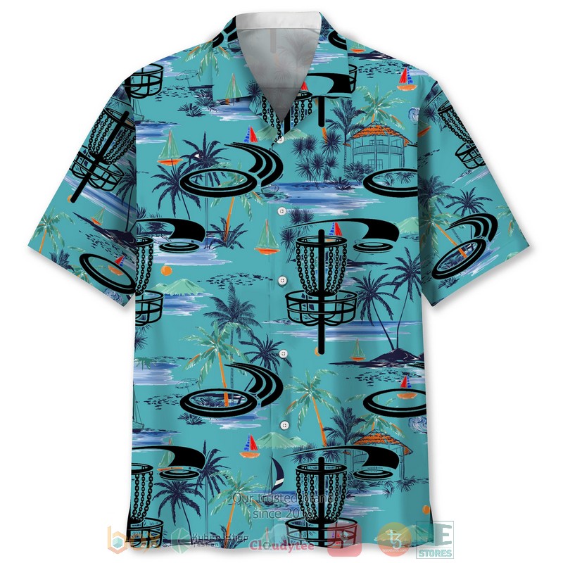 NEW Disc Golf Beach Hawaiian Shirt 8