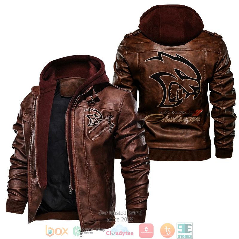 NEW Dodge Charger Daytona PU Leather Jacket word1