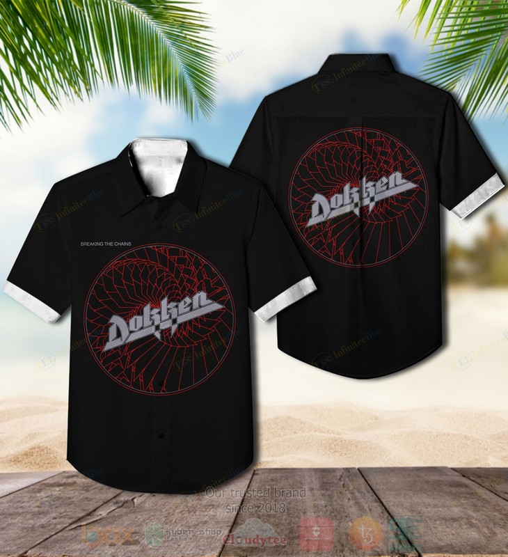 BEST Dokken Back Breaking the Chains Album Aloha Hawaiian Shirt