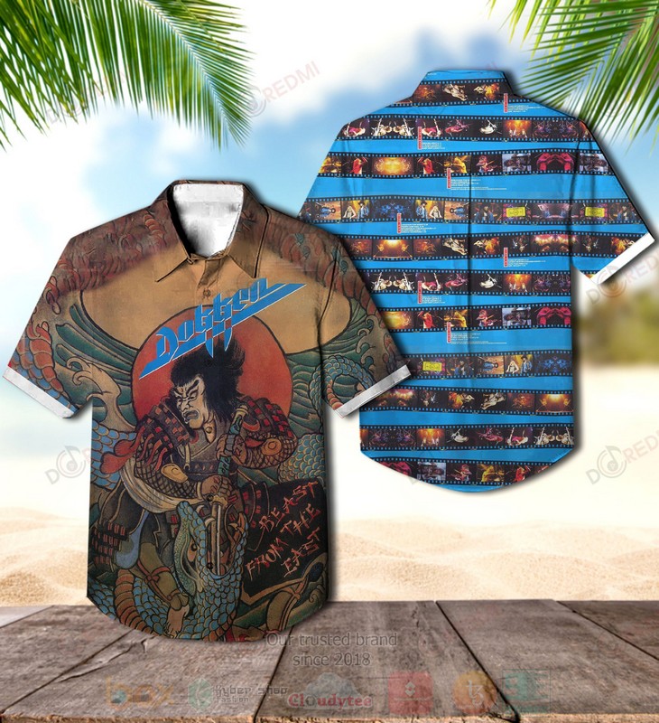 BEST Dokken Beast from the East Album Aloha Hawaiian Shirt