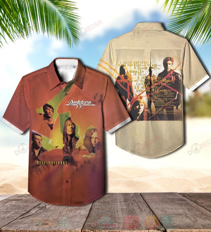 BEST Dokken Dysfunctional Album Aloha Hawaiian Shirt