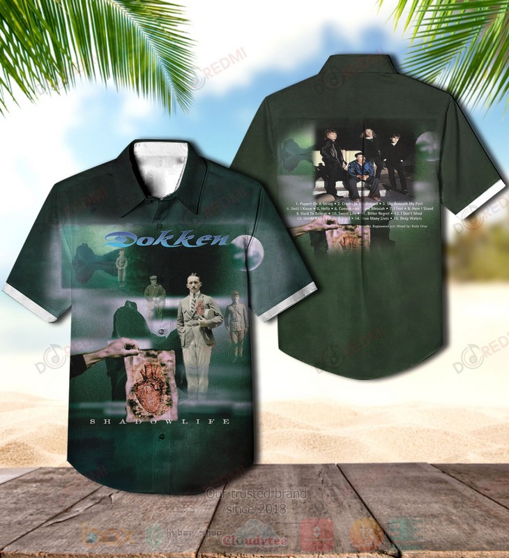 BEST Dokken Shadowlife Album Aloha Hawaiian Shirt