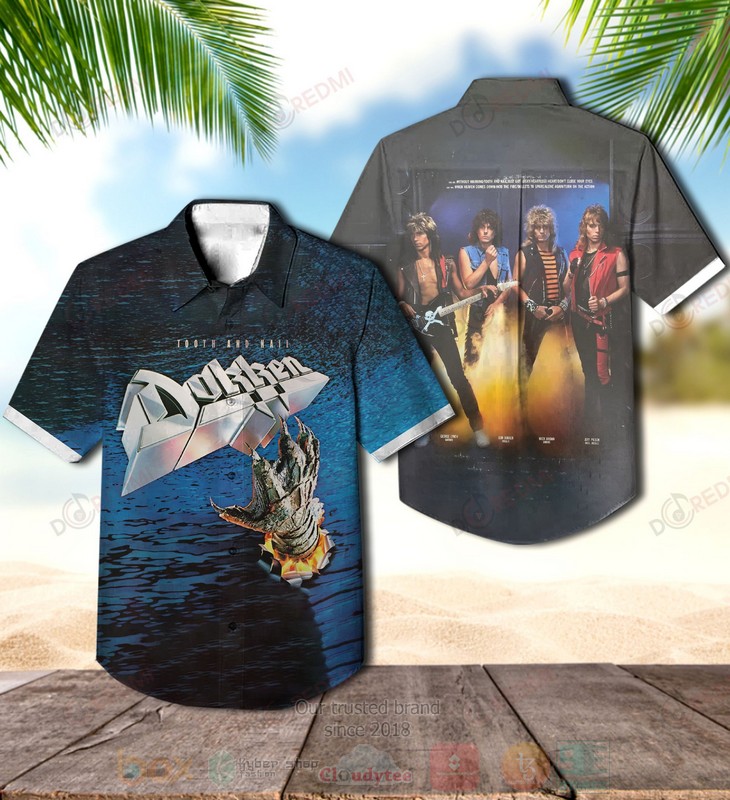 BEST Dokken Tooth and Nail Album Aloha Hawaiian Shirt