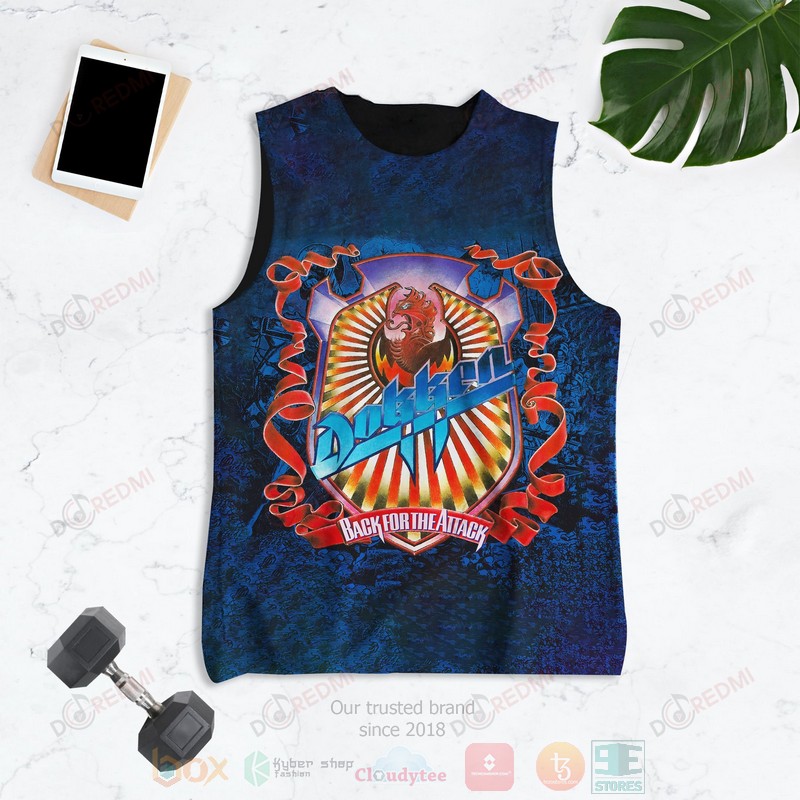 NEW Dokken Back for the Attack Album 3D Tank Top