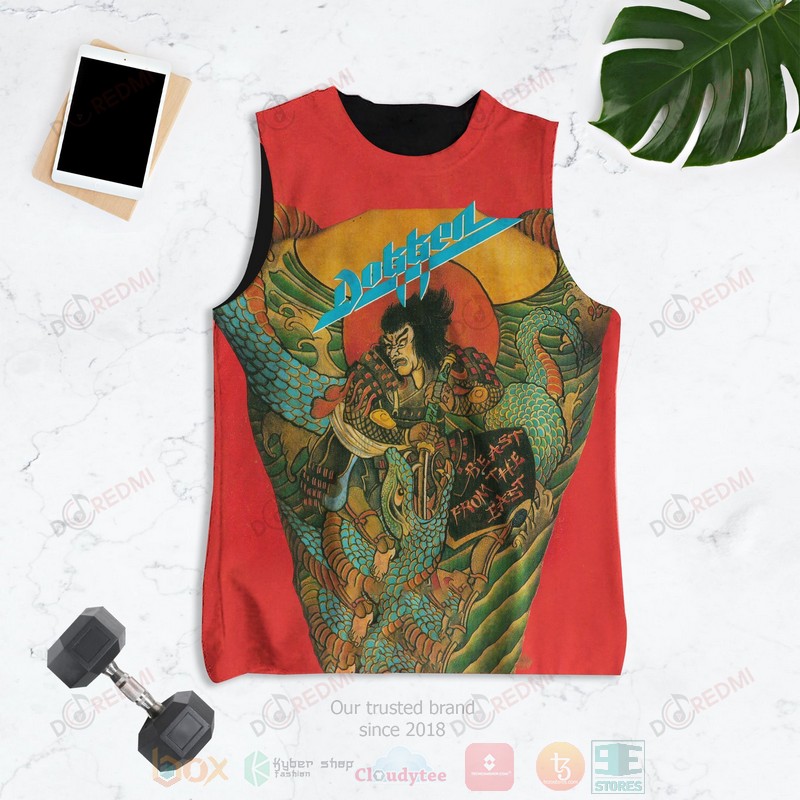 NEW Dokken Beast from the East Album 3D Tank Top
