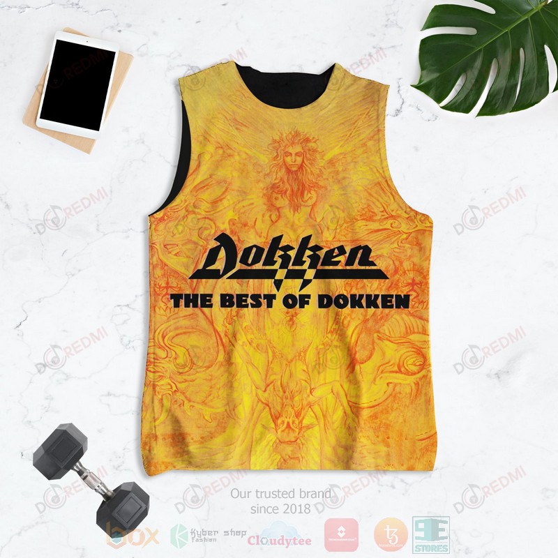 NEW Dokken Best of Dokken banden Album 3D Tank Top
