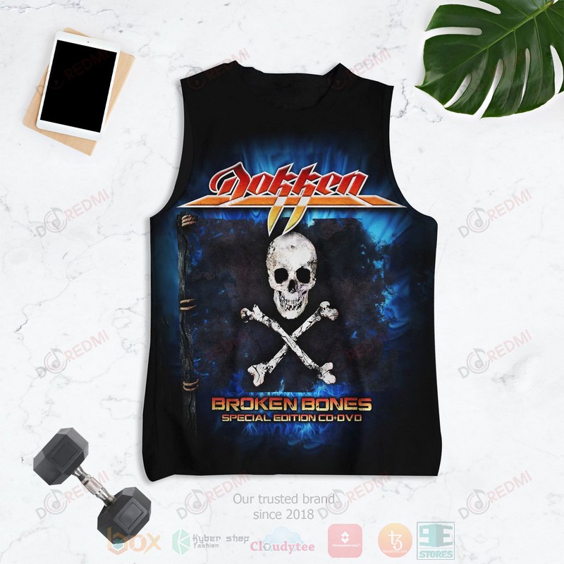 NEW Dokken Broken Bones Album 3D Tank Top