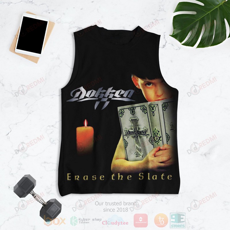 NEW Dokken Erase the Slate Album 3D Tank Top