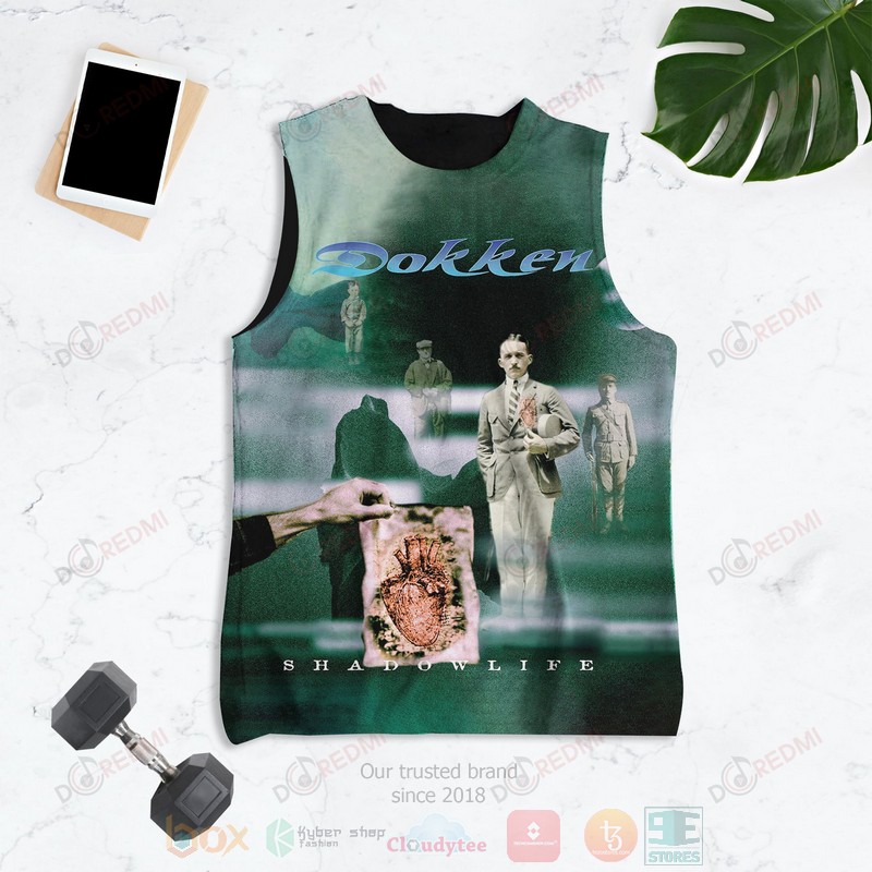 NEW Dokken Shadowlife Album 3D Tank Top