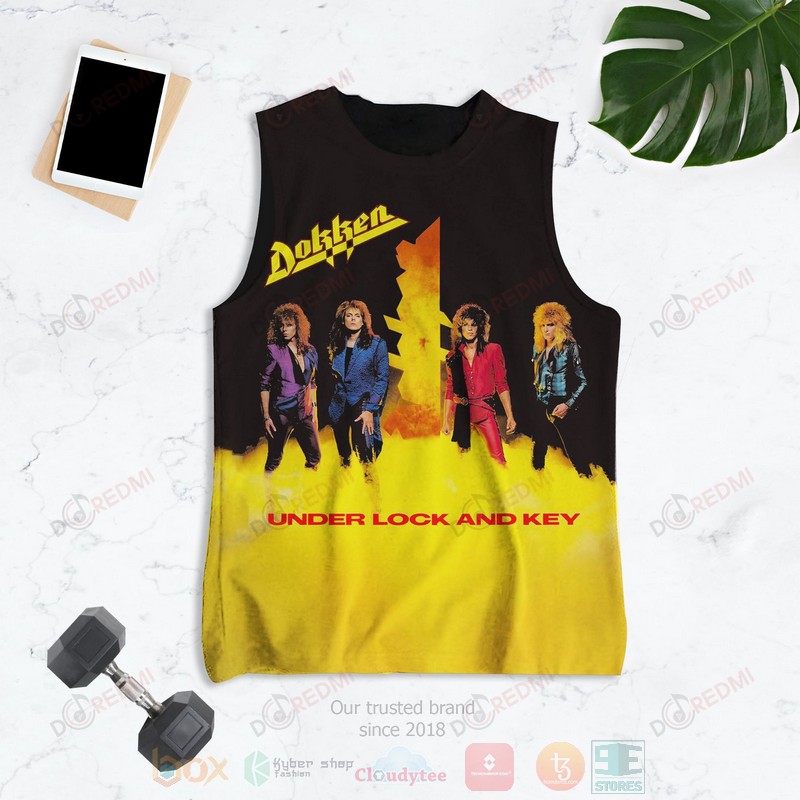 NEW Dokken Under Lock and Key Album 3D Tank Top
