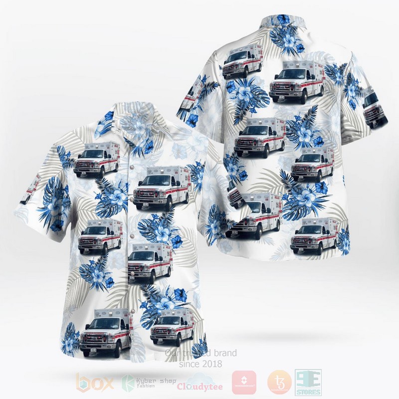 BEST Dolton, Illinois, Bud's Ambulance Services 3D Aloha Shirt