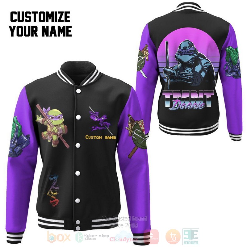 BEST Donatello TMNT Don Donnie Cosplay Purple Custom Name Unisex Baseball Jacket 9 BEST Donatello TMNT Don Donnie Cosplay Purple Custom Name Unisex Baseball Jacket word1