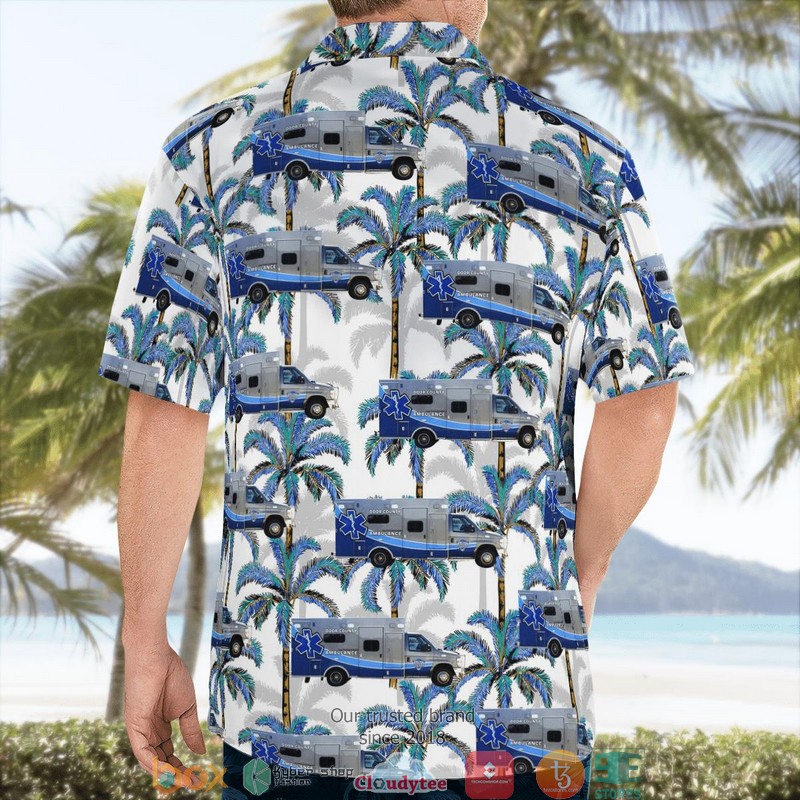 Door County Wisconsin Door County EMS Hawaiian Shirt word3
