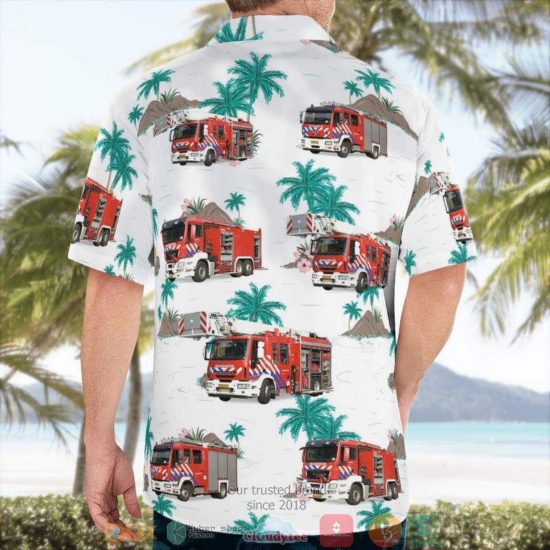 Dordrecht Netherlands Brandweer Zuid-Holland Zuid Hawaii 3D Shirt 2 Dordrecht Netherlands Brandweer Zuid-Holland Zuid Hawaii 3D Shirt word3
