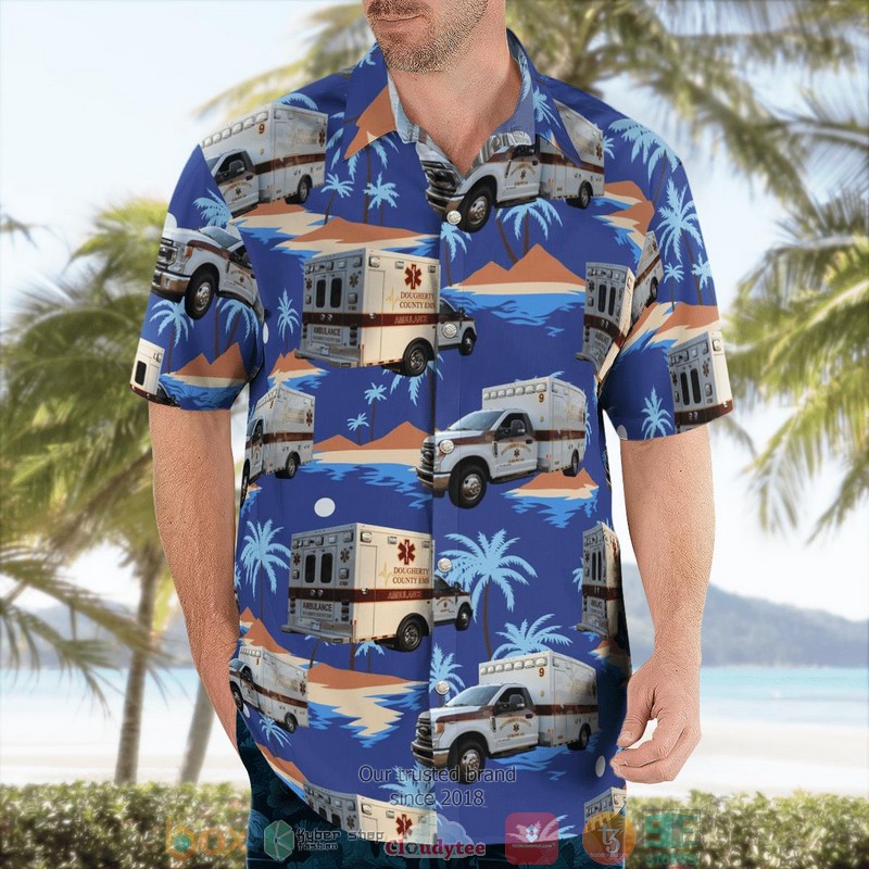 Dougherty County Emergency Medical Services Albany Georgia Hawaiian Shirt 3 Dougherty County Emergency Medical Services Albany Georgia Hawaiian Shirt word1