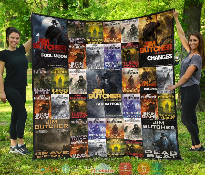 Dresden Files Book Series Quilt word2