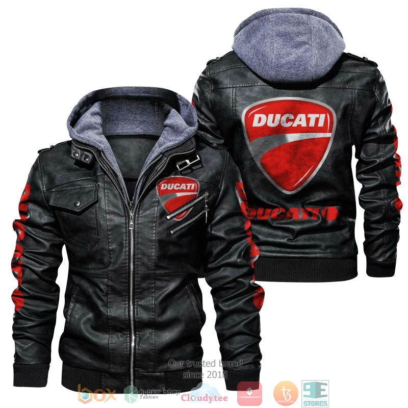 NEW Ducati PU Leather Jacket 2 NEW Ducati PU Leather Jacket word1