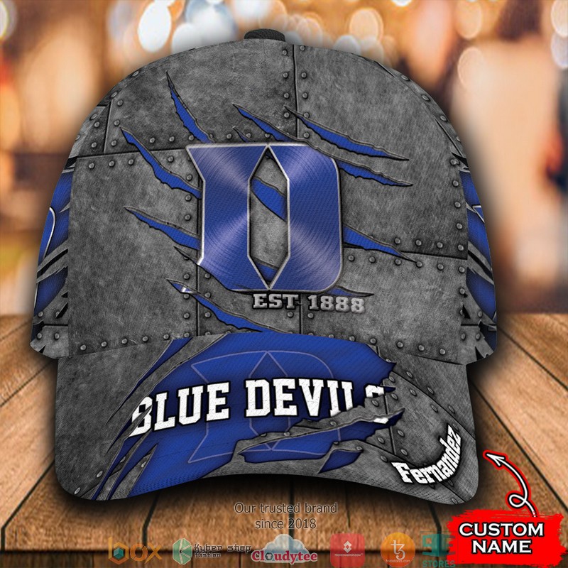 Duke Blue Devils Luxury NCAA1 Custom Name Cap word1