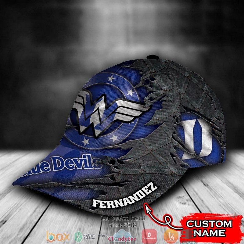 Duke Blue Devils Wonder Wonman NCAA1 Custom Name Cap 3 Duke Blue Devils Wonder Wonman NCAA1 Custom Name Cap word1