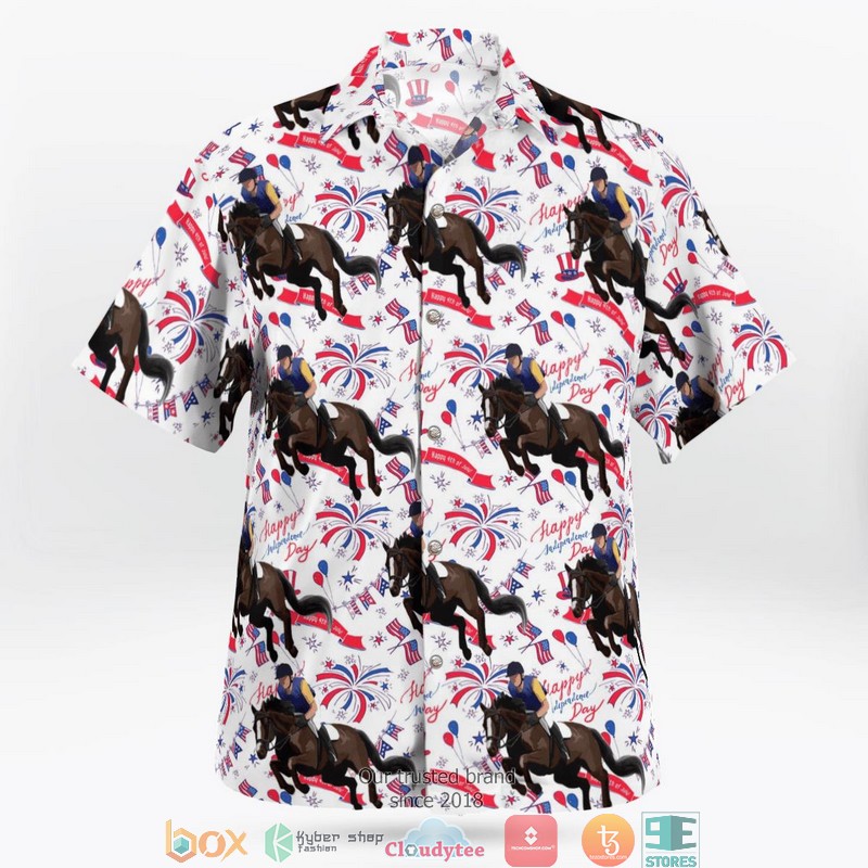Horseback Riding Independence Day Hawaiian Shirt 2 Horseback Riding Independence Day Hawaiian Shirt word1