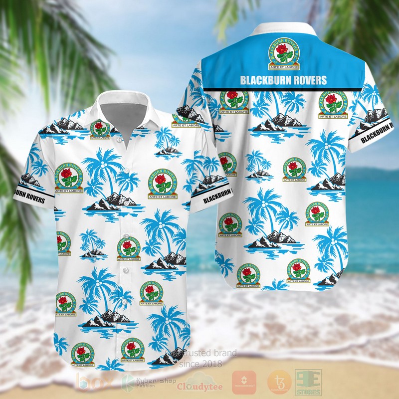 BEST EPL Blackburn Rover FC Aloha Hawaiian Shirt word3