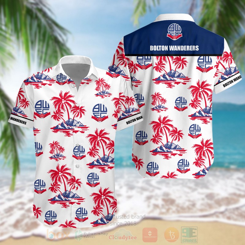 BEST EPL Bolton Wanderers FC Aloha Hawaiian Shirt word3