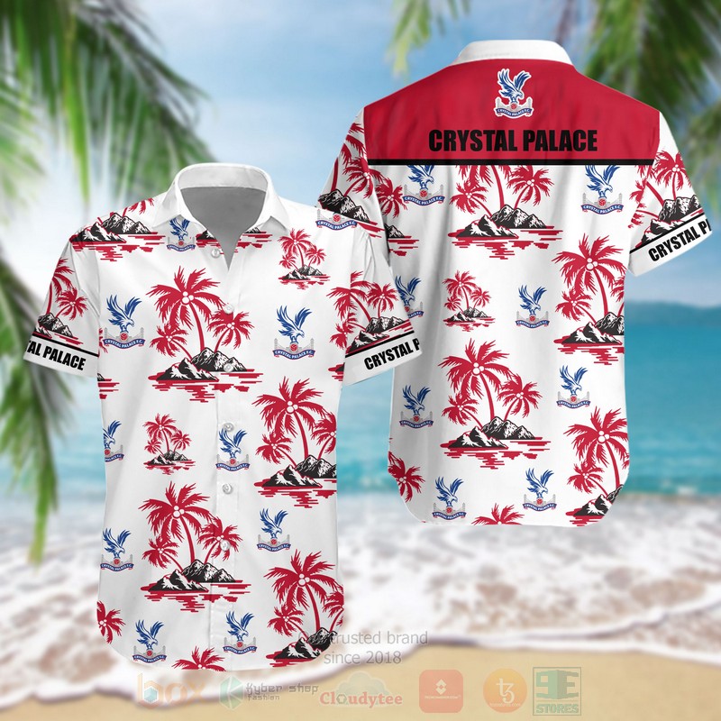 BEST EPL Crystal Palace FC Aloha Hawaiian Shirt word2