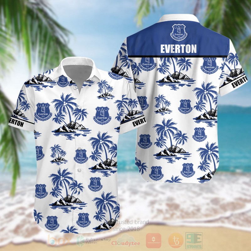 BEST EPL Everton FC Aloha Hawaiian Shirt word3
