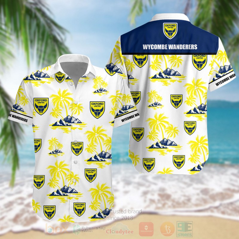 BEST EPL Oxford United FC Aloha Hawaiian Shirt word1
