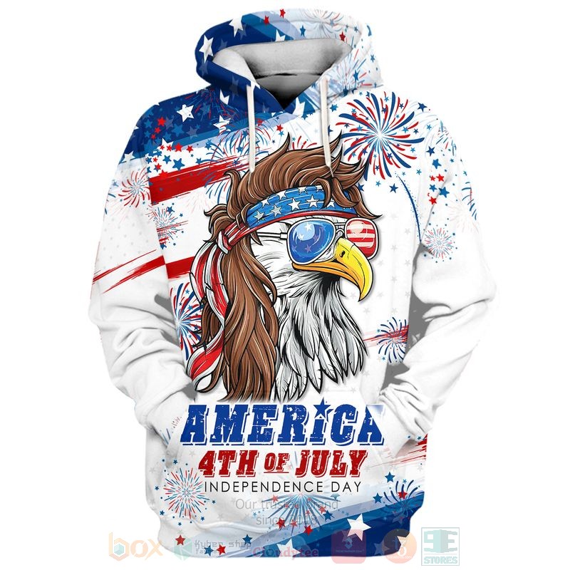 BEST Eagle America 4th of July Independence Day All Over Print Shirt, Hoodie word3