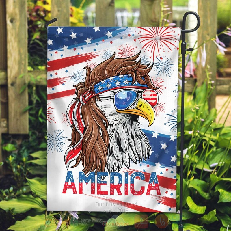 BEST Eagle America Independence Day All Over Print Flag