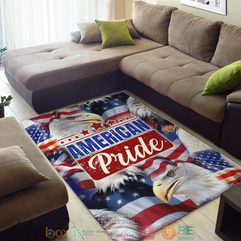 Eagle American Pride America Independence day Rug