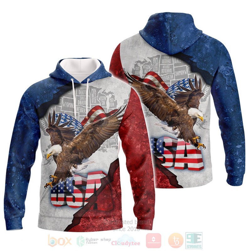 BEST Eagle American USA Independence Day Is Coming 3D Printing Shirt, Hoodie word1